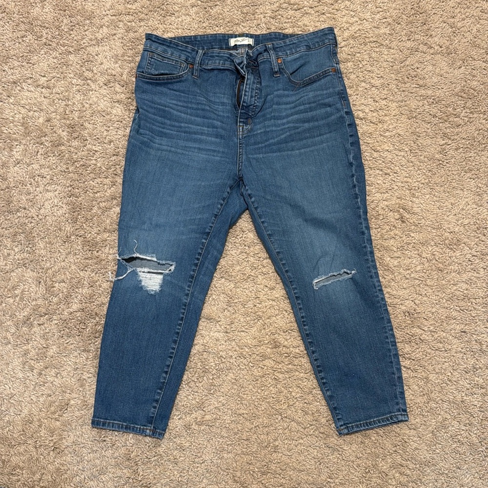 Madewell curvy high rise skinny crop size 33P